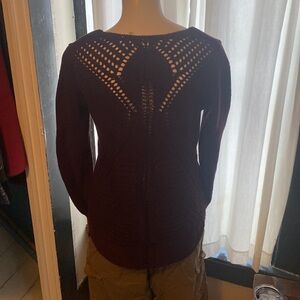 Fylo Women’s Burgundy Sweater sz SP